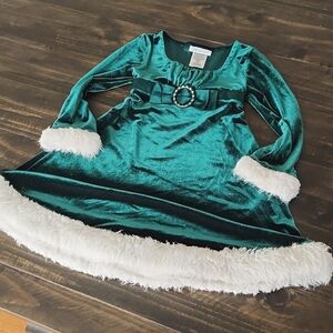 Bonnie Jean Green Holiday Dress